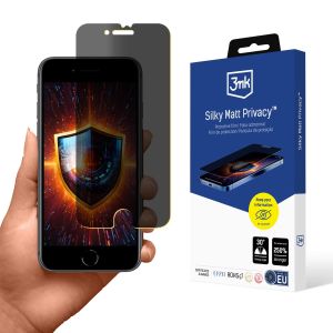 Film anti-espion pour Apple iPhone SE 2022 - 3mk Silky Matt Privacy