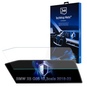 Film protecteur mat pour l'écran du système de navigation pour BMW X5 G05 (2018 - 2023) – 3mk TechWrap Matte™ Center Display