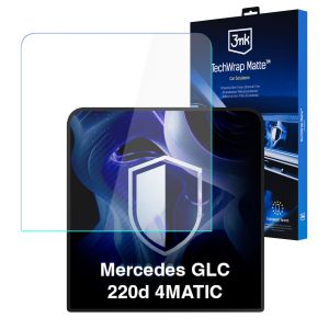 Film protecteur mat pour l'écran de navigation de Mercedes GLC X254/C254/V254 (2022 - 2026) – 3mk TechWrap Matte™ Center Display