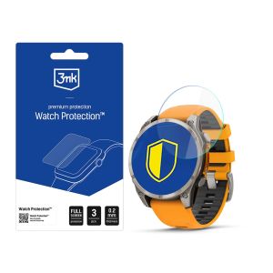 Verre de protection pour montre connectée Garmin Fenix 8 Amoled 47mm  - 3mk Watch Protection