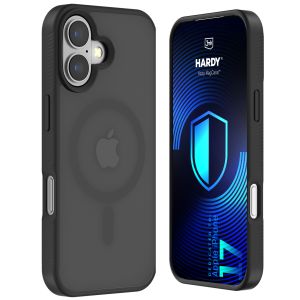 Étui MagSafe fumé pour Apple iPhone 17 – 3mk HARDY® Hazy MagCase™ Noir