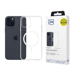 Coque pour Apple iPhone 15 Plus - 3mk Clear MagCase