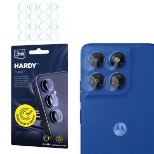 Verre de protection d'objectif pour l'appareil photo de Motorola Moto G37/ Moto G37 Power/ Moto G47 - 3mk HARDY® Fusion Lens Protection™