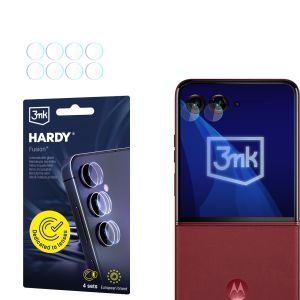 Verre de protection d'objectif pour l'appareil photo de Motorola Razr 60 Ultra - 3mk HARDY® Fusion Lens Protection™