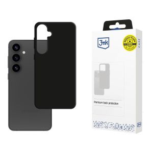 Coque en silicone pour Samsung Galaxy S25+ - 3mk HARDY® Mellow Case™ Noir