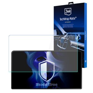 Film protecteur mat pour l'écran d'affichage de navigation de Skoda Elroq (2024 - ) – 3mk TechWrap Matte™ Center Display