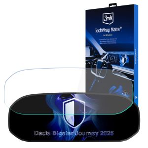 Film de protection mat pour l'écran du tableau de bord pour Dacia Bigster Journey (2025 - ) – 3mk TechWrap Matte Cluster™