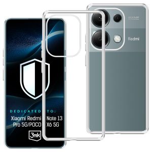Coque transparente pour Xiaomi Redmi Note 13 Pro 5G/POCO X6 5G – 3mk HARDY® Vision Case™