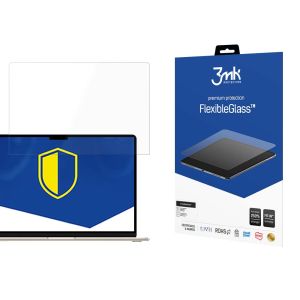 Verre hybride incassable pour Apple Macbook Air 15,3 (M2 / M3 / M4) - 3mk FlexibleGlass