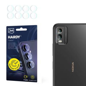 Verre de protection d'objectif pour l'appareil photo de Nokia C32 - 3mk HARDY® Fusion Lens Protection™