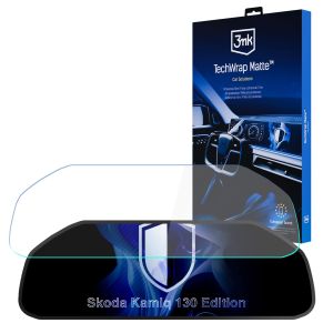 Film protecteur mat pour l'écran d'affichage de navigation de Skoda Kamiq 130 Edition (2024 - 2026) – 3mk TechWrap Matte™ Center Display