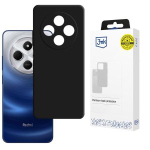 Coque en silicone pour Redmi 14C / Redmi A4 5G - 3mk HARDY® Mellow Case™ Noir
