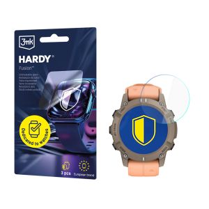 Verre hybride pour smartwatch Garmin Descent G2 - 3mk HARDY® Fusion Watch Protection™