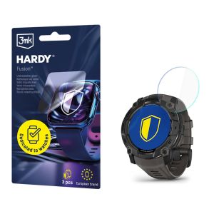 Verre hybride pour smartwatch Garmin Instinct 3 50mm (Amoled, Solar) - 3mk HARDY® Fusion Watch Protection™