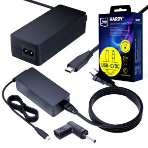 Alimentation pour ordinateur portable Acer/Asus/Samsung Liteon 20V USB-C 3.0x1.0mm 3mk HARDY® Laptop Power Adapter™ 65W