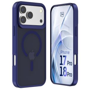 Coque MagSafe teintée pour Apple iPhone 17 Pro Max/ 18 Pro Max – 3mk HARDY® Hazy MagCase™ Blue