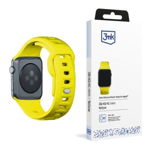 Le bracelet en silicone pour 38/40/41/42 mm Yellow (small) - 3mk Silicone Watch Strap
