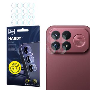 Verre de protection d'objectif pour l'appareil photo de Poco F9 Ultra - 3mk HARDY® Fusion Lens Protection™