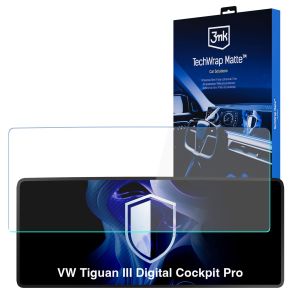 Film de protection mat pour l'écran du tableau de bord pour VW Tiguan III Digital Cockpit Pro (2024 - ) – 3mk TechWrap Matte Cluster™