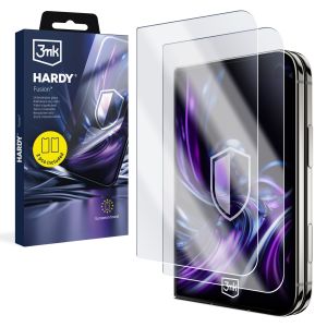 2x verre hybride pour Apple iPhone Duo - 3mk HARDY® Fusion™