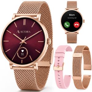 Montre connectée pour femmes avec écran AMOLED et fonction appel 3mk Altora™ Vivid Lady