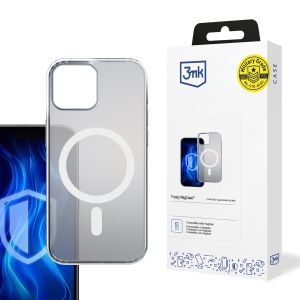 Étui pour Apple iPhone 15 - 3mk Frosty MagCase Blanc