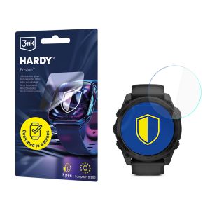 Verre hybride pour smartwatch Garmin Tactix 8 51mm (Amoled, Solar) - 3mk HARDY® Fusion Watch Protection™