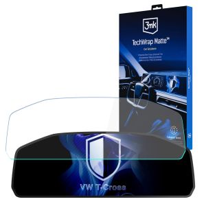 Film de protection mat pour l'écran du tableau de bord pour VW T-Cross Digital Cockpit 8" (2024 - ) – 3mk TechWrap Matte Cluster™