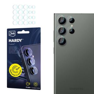 Verre de protection d'objectif pour l'appareil photo de Samsung Galaxy S23 Ultra - 3mk HARDY® Fusion Lens Protection™