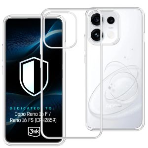 Coque transparente pour Oppo Reno 16 F / Reno 16 FS (CPH2859) – 3mk HARDY® Vision Case™