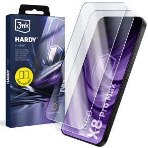 2x verre hybride pour Poco X8 Pro Max - 3mk HARDY® Fusion™