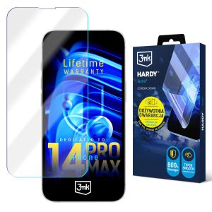 Film super résistant pour Apple iPhone 14 Pro Max - 3mk HARDY® Tectra™ (garantie à vie)