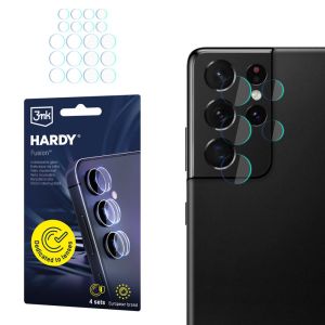 Verre de protection d'objectif pour l'appareil photo de Samsung Galaxy S21 Ultra 5G - 3mk HARDY® Fusion Lens Protection™
