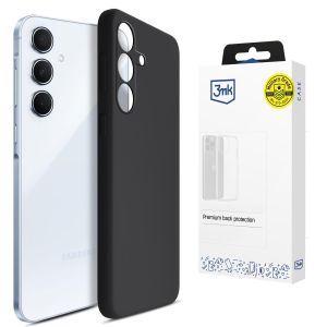 Coque en silicone pour Samsung Galaxy A55 5G - 3mk HARDY® Mellow Case™ Noir