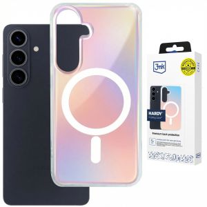 Coque MagSafe holographique pour Samsung Galaxy S26+ - 3mk HARDY® PrisMag Case™