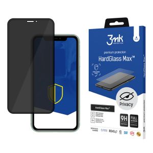 Verre anti-espion pour Apple iPhone X/XS/11 Pro - 3mk HardGlass Max Privacy