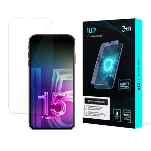 Film de protection pour Apple iPhone 15 - protecteur d'écran 3mk 1UP (3 pièces)
