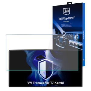 Film protecteur mat pour l'écran du système de navigation pour VW Transporter T7 Kombi (2024 - ) – 3mk TechWrap Matte™ Center Display