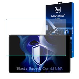 Film protecteur mat pour l'écran d'affichage de navigation de Skoda Superb Combi L&K (2023 - ) – 3mk TechWrap Matte™ Center Display