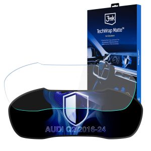 Film de protection mat pour l'écran du tableau de bord pour AUDI Q2 Virtual Cockpit (2016 - 2024) – 3mk TechWrap Matte Cluster™