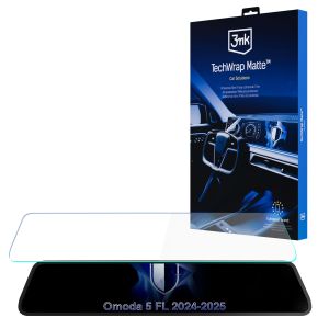 Film protecteur mat pour écran de navigation pour Omoda 5 FL (2024 - 2025) – 3mk TechWrap Matte™ Center Display