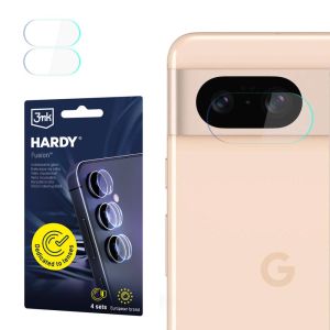 Verre de protection d'objectif pour l'appareil photo de Google Pixel 8 5G - 3mk HARDY® Fusion Lens Protection™