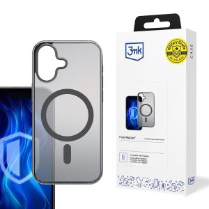 Étui pour Apple iPhone 16 - 3mk Frosty MagCase Noir