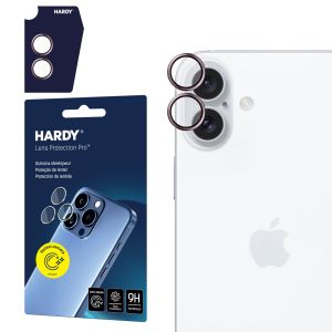 Protection de l'objectif pour Apple iPhone 16 - HARDY Lens Protection Pro Pink