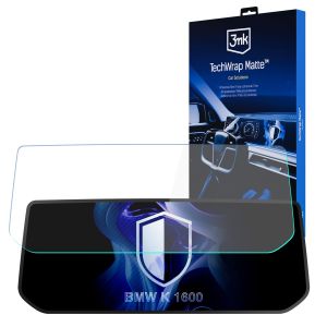 Film protecteur mat pour l'écran d'affichage de navigation de BMW K 1600 (2011 - ) – 3mk TechWrap Matte™ Center Display