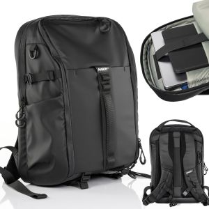 Sac à dos pour ordinateur portable 16" 3mk HARDY® PRO360™ avec protection 360° AST™ – professionnel, de voyage, clamshell
