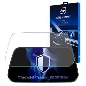 Film protecteur mat pour l'écran de navigation de Chevrolet Camaro SS (2016 - 2024) – 3mk TechWrap Matte™ Center Display