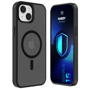Étui MagSafe fumé pour Apple iPhone 15 – 3mk HARDY® Hazy MagCase™ Noir