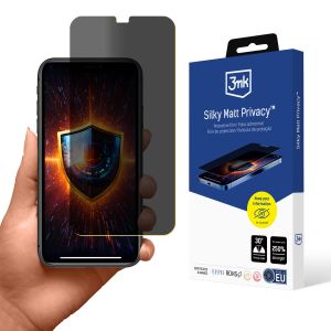 Film anti-espion pour Apple iPhone 11 - 3mk Silky Matt Privacy