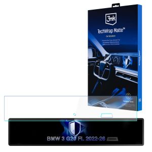 Film protecteur mat pour écran de navigation pour BMW 3 G20 FL (2022 - 2026) – 3mk TechWrap Matte™ Center Display